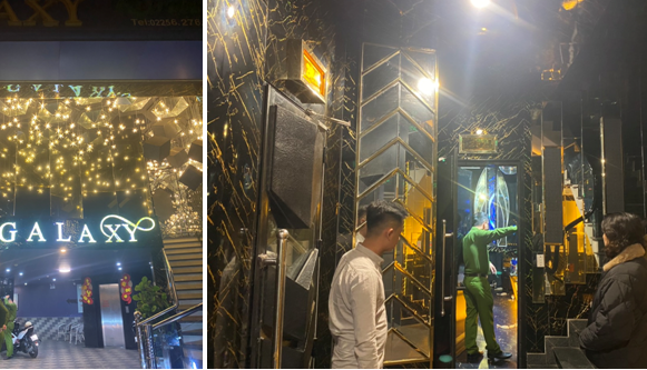 Phát hiện Quán karaoke Galaxy (phường Niệm Nghĩa, quận Lê Chân) vi phạm quy định về an ninh trật tự